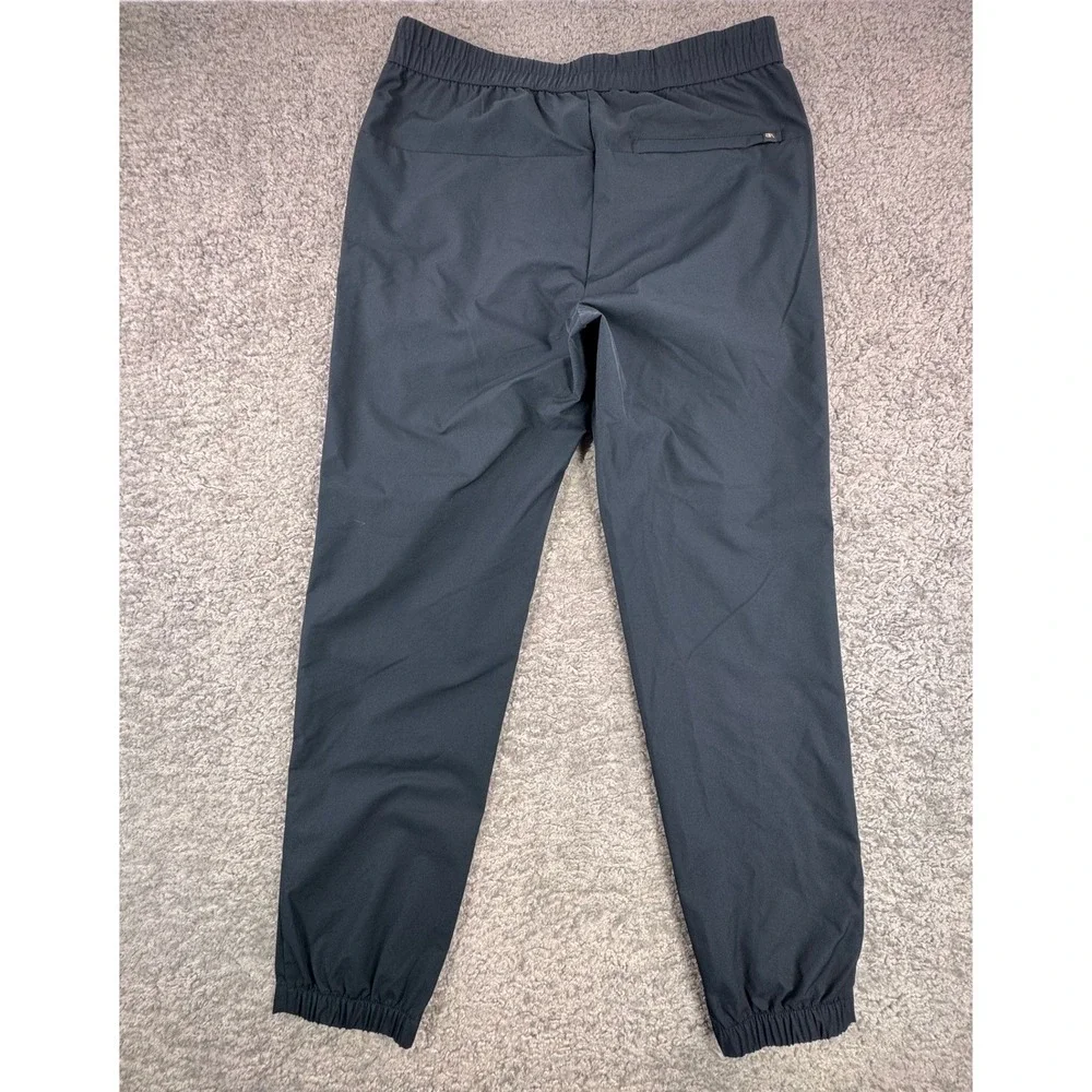 Banana Republic Mens Tech Pants Trousers Navy Blue t Stretch Comfort Size 28x30‎